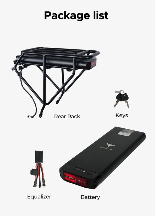 Rear Rack + 13Ah Rear Battery for EP-2 PRO - ActivePeak