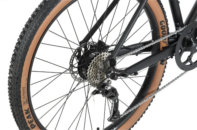 Wisper Tailwind Trail Crossbar Electric Bike - ActivePeak